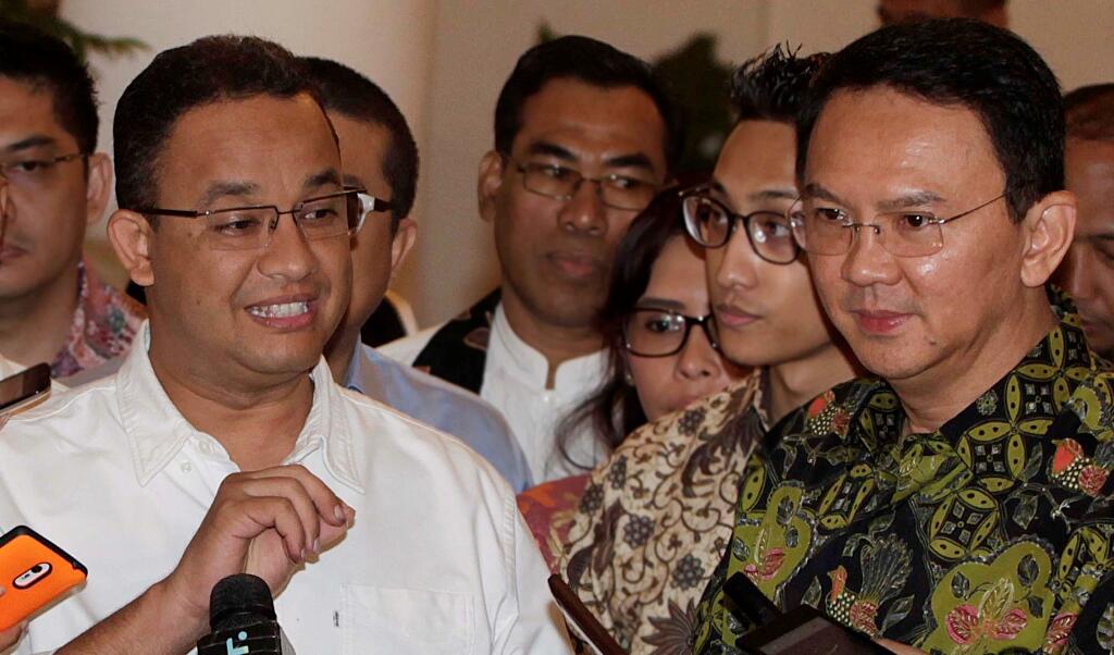 Anies Dudukkan Ahok sebagai Warga Biasa