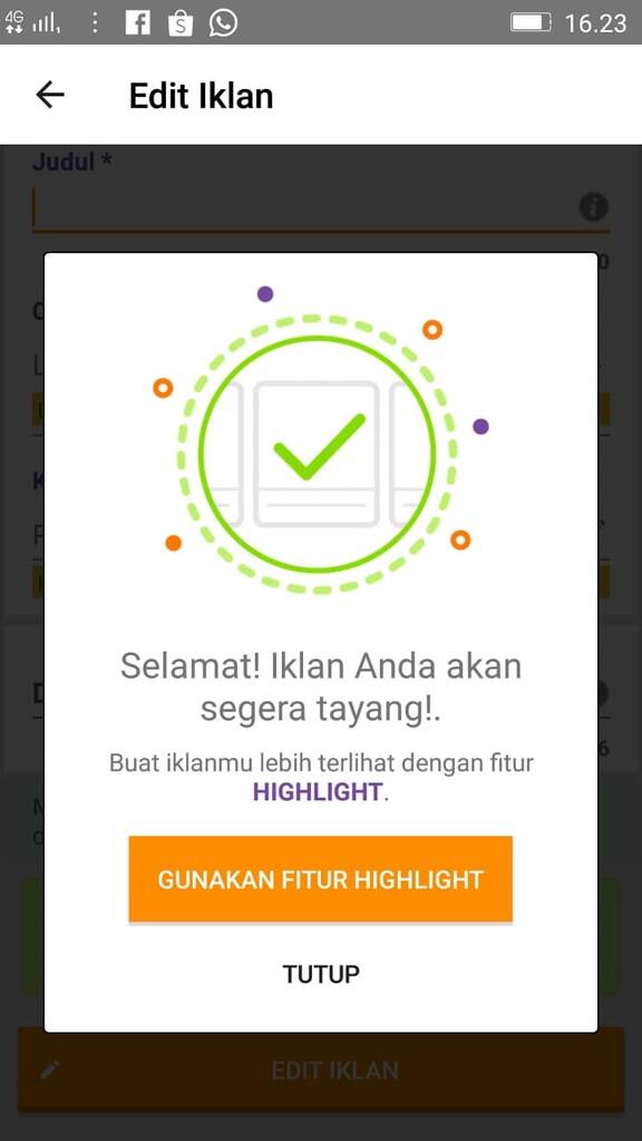 FITUR IKLAN OLX.CO.ID CENDERUNG MERUGIKAN KONSUMEN