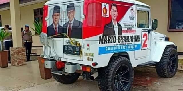 Jadi Timses, Doni Jualan Sabu Pakai Mobil Caleg Gerindra