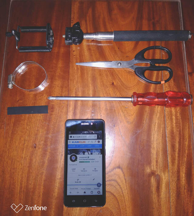 &#91;Trik Hemat&#93; Buat Sendiri Holder HP Untuk Sepeda MU