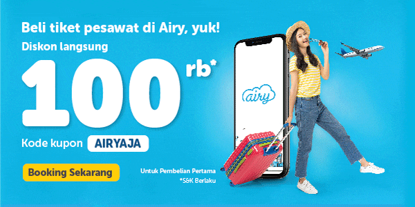 &#91;SHARE INFO&#93; Promo Diskon Tiket Pesawat 100 Ribu Januari 2019, Masuk Gan!