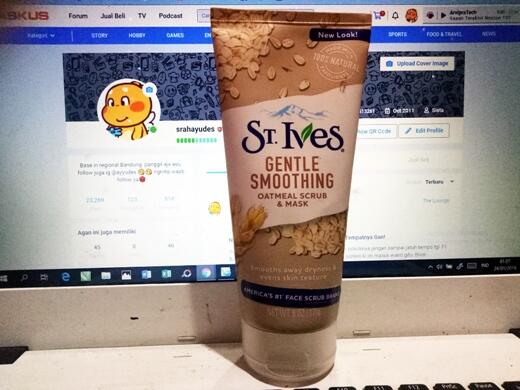 &#91;REVIEW&#93; St. Ives Oatmeal ScrubMask For Dry &amp; Sensitive Skin