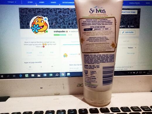 &#91;REVIEW&#93; St. Ives Oatmeal ScrubMask For Dry &amp; Sensitive Skin