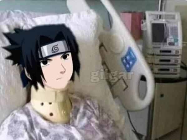 Ada Apa Ini? Netizen Rame-rame Bikin Meme Sasuke 'DICEKIK'