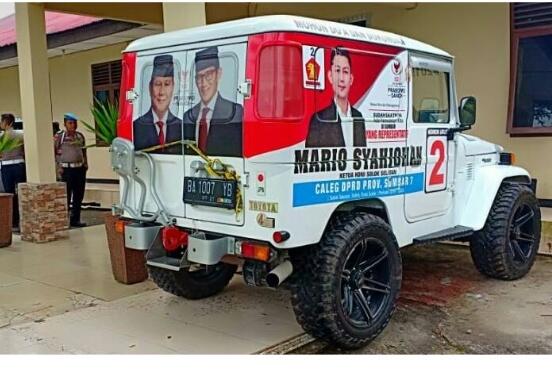 Bawa Shabu, Mobil Operasional Caleg Gerindra Ditangkap