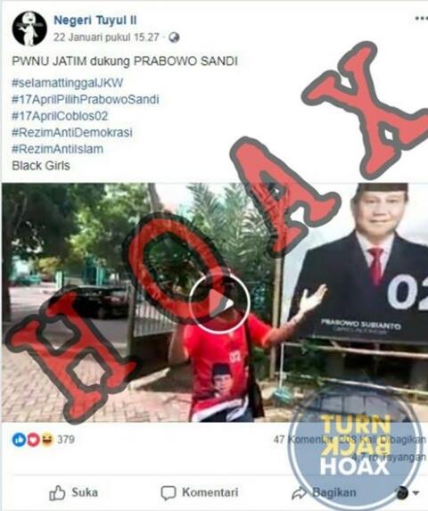 Viral Video PWNU Jatim Dukung Prabowo-Sandi, Ansor Minta Pelaku Minta Maaf