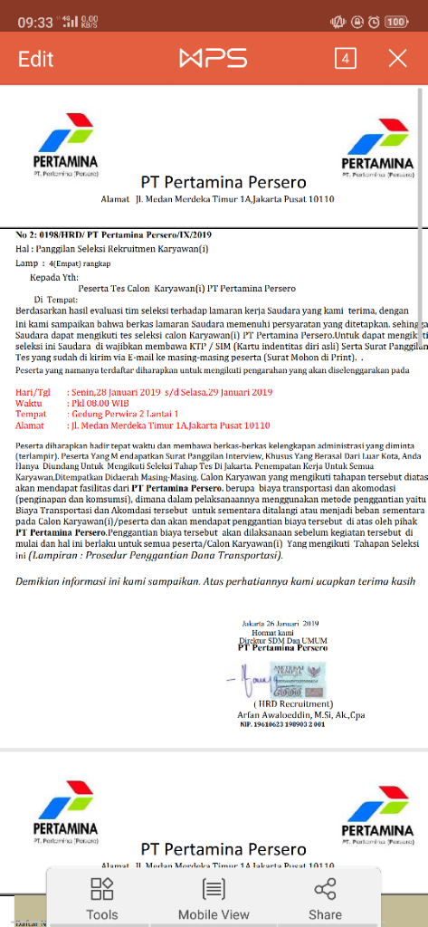 Interview Pcc-pertamina@engineer.com