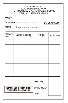Tutorial Cara Membuat Nota Penjualan Corel Draw