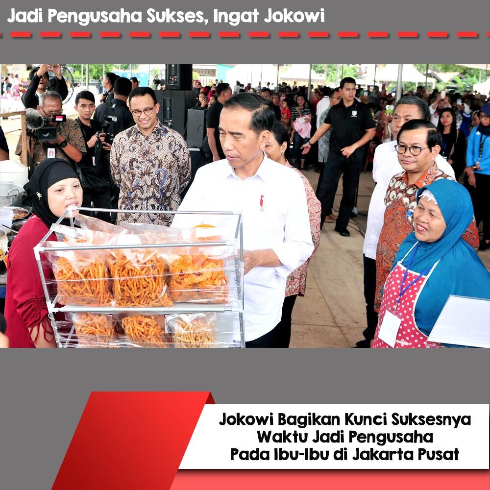 Emak-emak Usahanya Mau Sukses? Simak Dulu Tips Jokowi