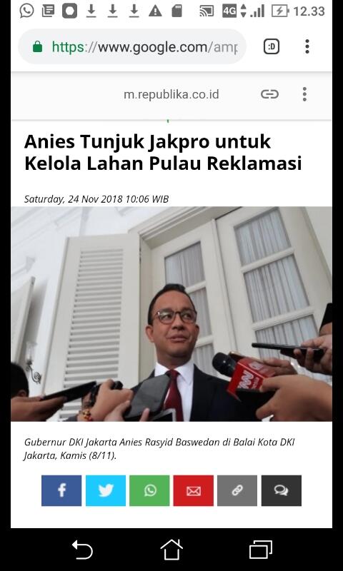Jakpro Sebut Izin Usaha Pulau Maju Dari Pemprov DKI