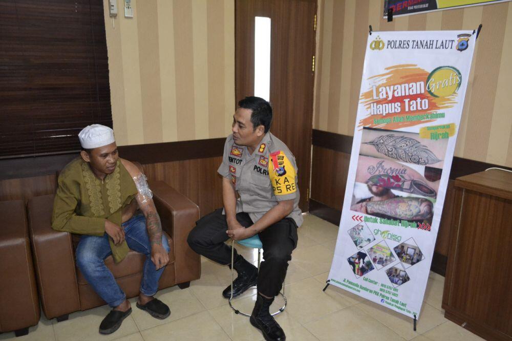 Gandeng Polres Tanah Laut, Ghanisa Aesthetic Gelar Layanan Hapus Tato Gratis!