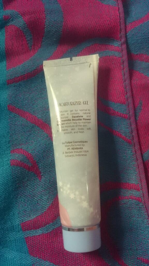 Review La Tulipe Active Moisturizer Gel for normal to dry skin