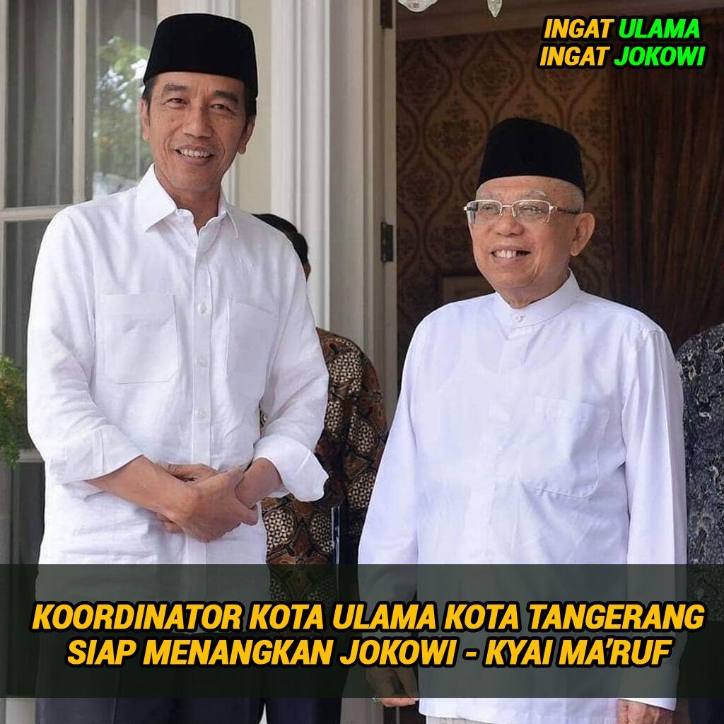 Koordinator Kota Ulama Tangerang Siap Menangkan Jokowi-Amin