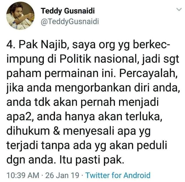 nasib nelayan Najib, akankah seperti ratna sarumpaet?