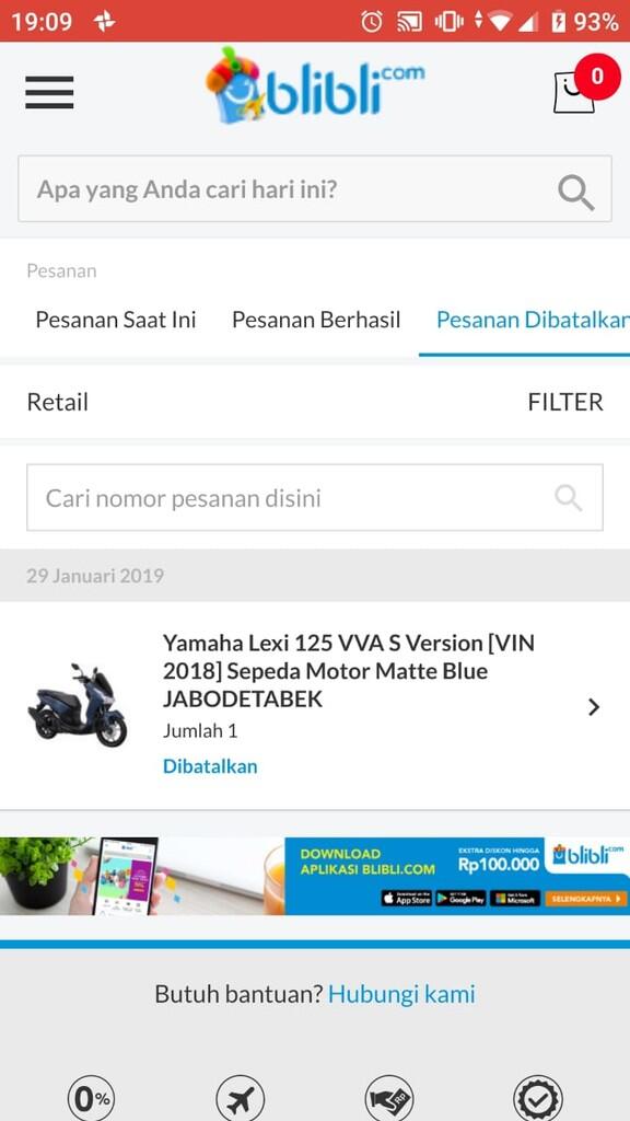 HELP ! Transaksi Menggantung di BliBli.com dan Bank Mandiri