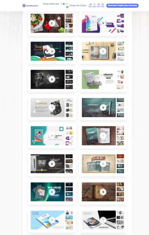KOMPILASI 1200 Mockup 4000 Slide Profesional dan Ubah Menjadi Video Menarik