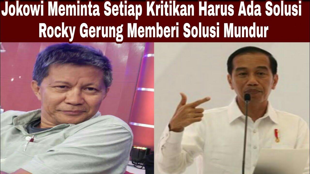 Kasus Rocky Gerung Pertegas Rezim Jokowi Panik