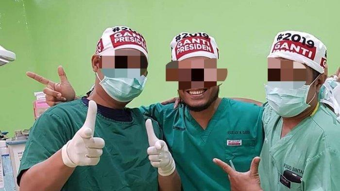 Pakai Atribut 2019 Ganti Presiden di Ruang Operasi, Dokter Ponco Terancam 2 Tahun Pen