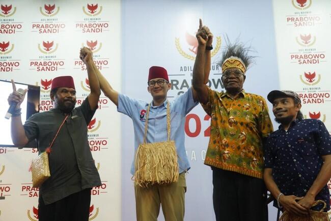 Ke Jakarta, Penasihat 7 Kepala Suku Papua Barat Ini Bulat Dukung Prabowo