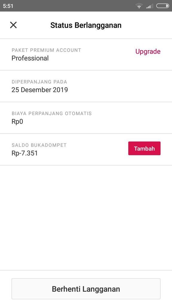 bukadompet di bekukan, chat di nonaktifkan, produk hilang dari daftar bukalapak 