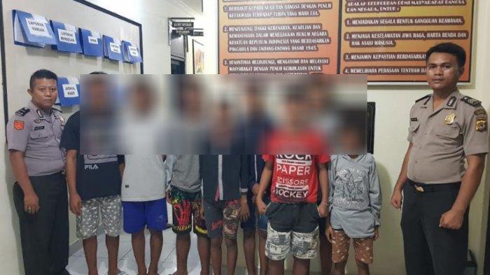 Curi Semua Barang dalam Rumah, 8 Bocah di Manado Diamankan Polisi