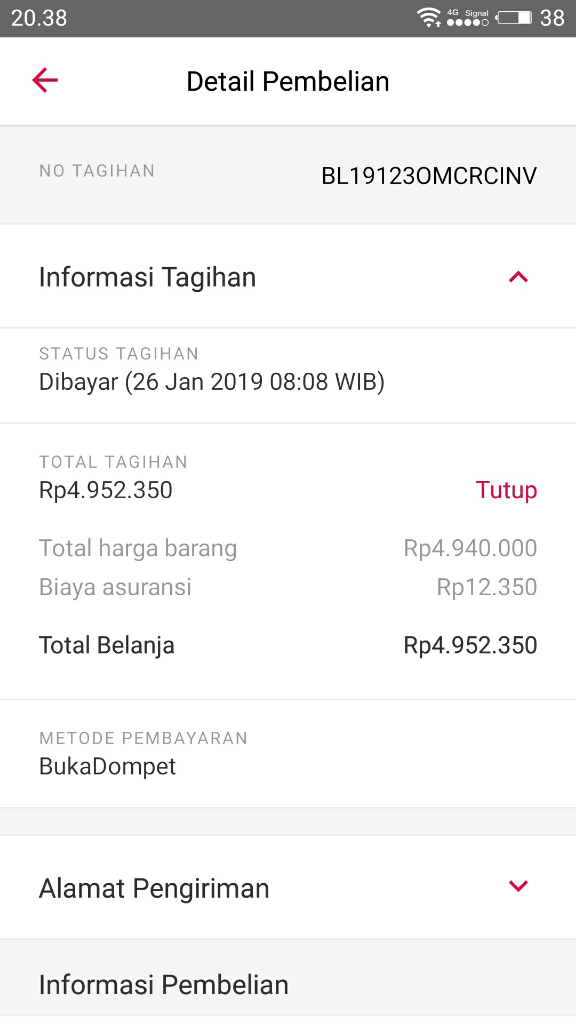bukalapak transaksi gagal dana di bekukan