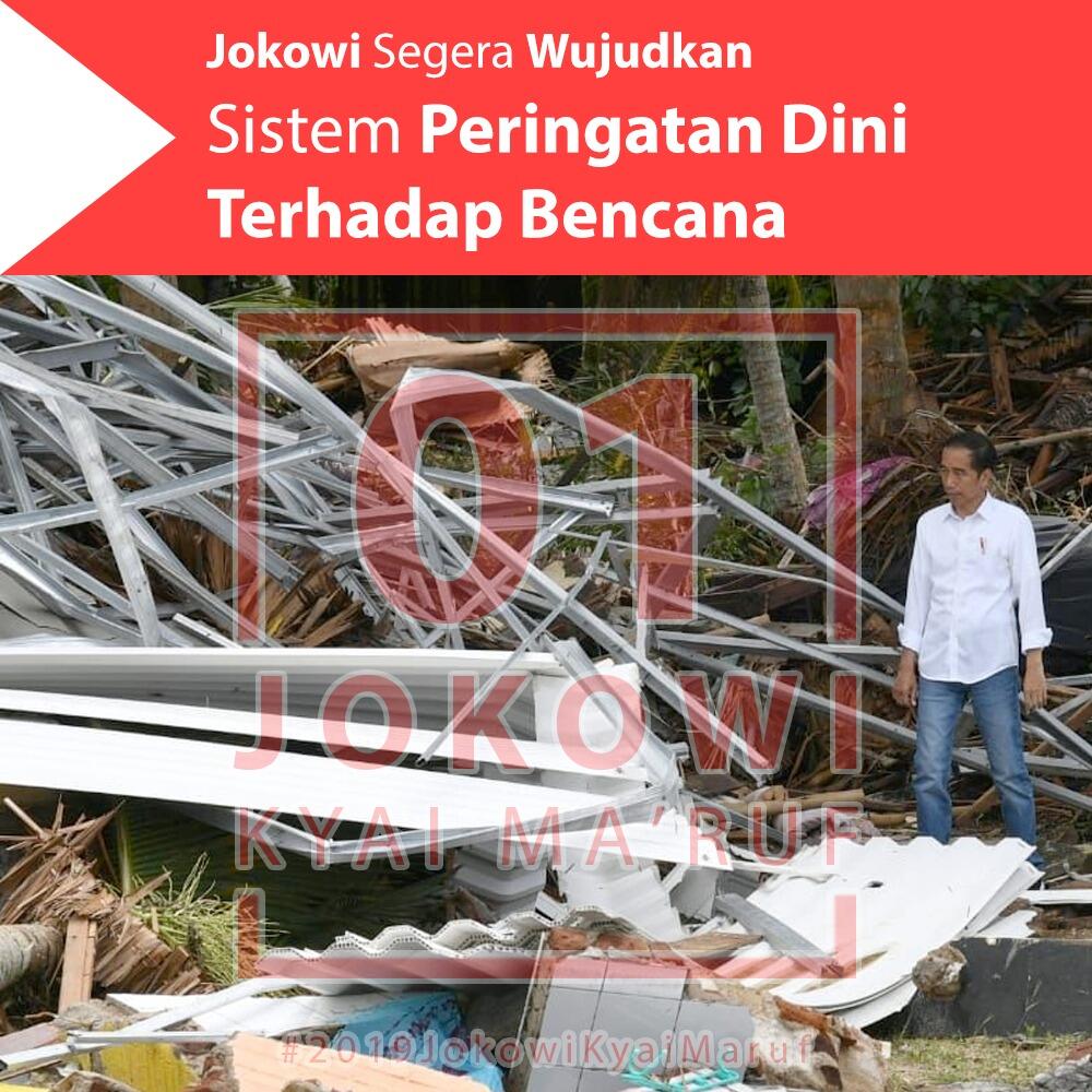 Presiden Ingin Sistem Peringatan Dini Bencana Segera Terwujud