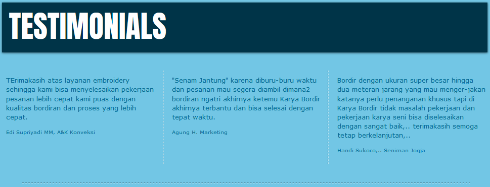 Bordir Komputer Terbaik #1 Profesional (Yogyakarta-Jakarta-Bandung-Semarang)