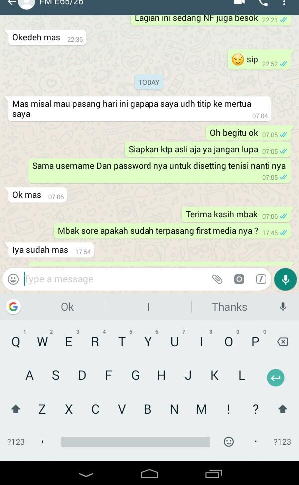 ASK Wifi First media 
