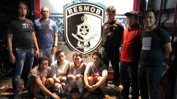 Empat Waria Diduga Pelaku Begal Diciduk Tim Resmob Polda Sulsel