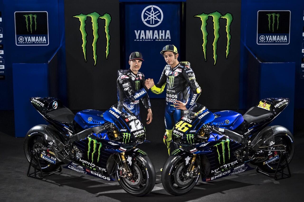 Tampil Lebih Gelap, Begini Penampakan Tunggangan Terbaru Rossi dan Vinales