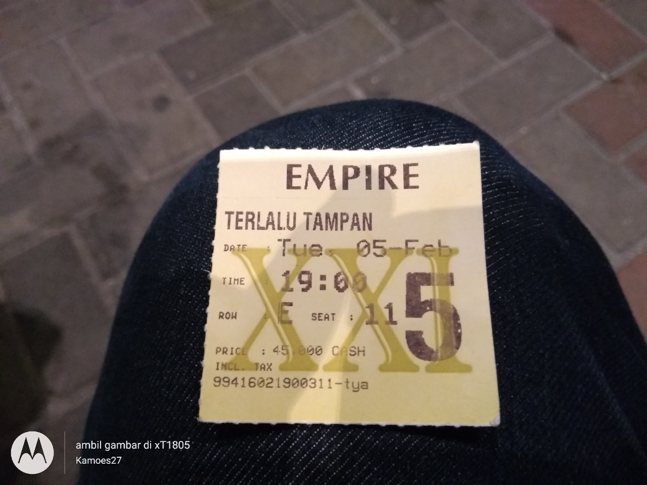 &#91;FR &#93; NoBar Film TERLALU TAMPAN Reg. Yogyakarta