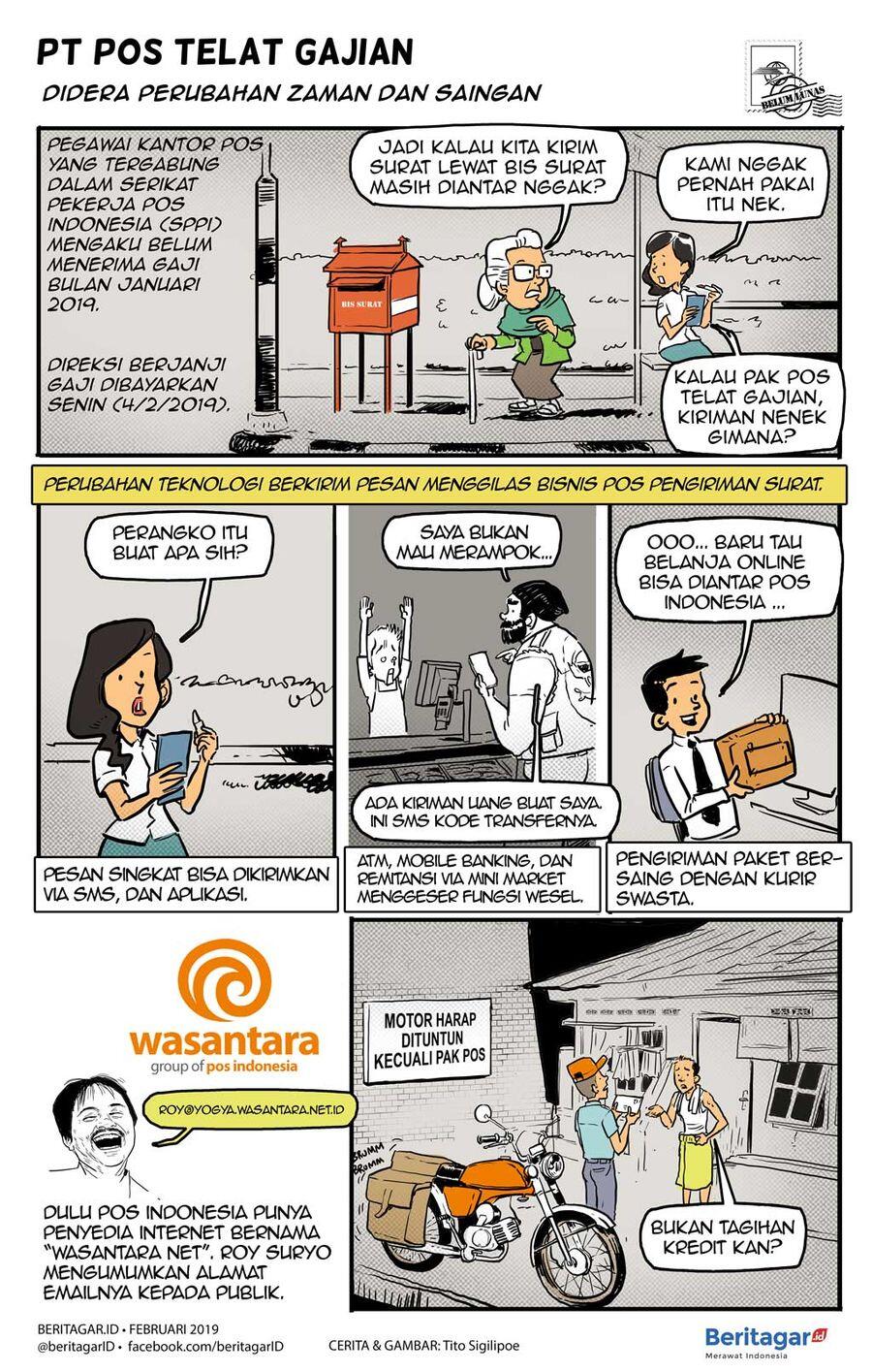 Nyanyian itu, aku tukang pos, jadi begini...