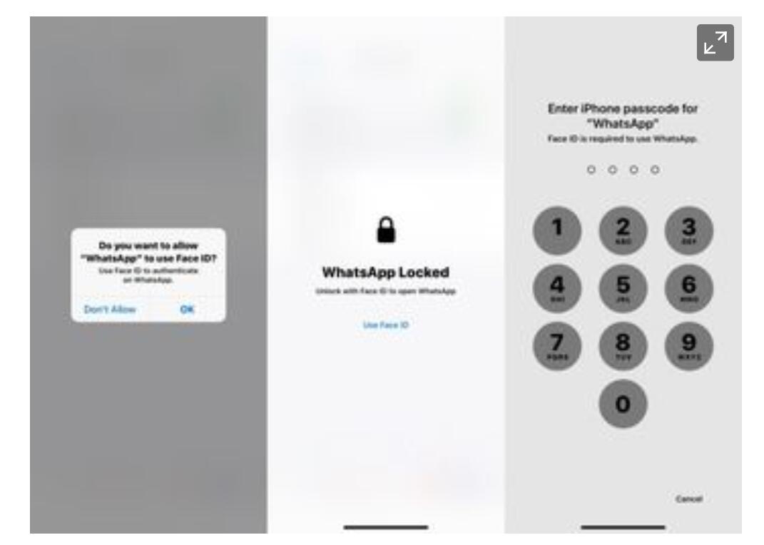WhatsApp hadirkan autentikasi biometrik untuk iOS