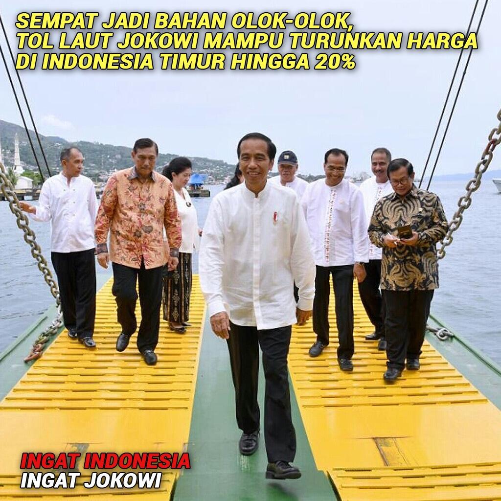 Program Tol Laut Jokowi Sempat Jadi Bahan Olok-olok, Nyatanya...
