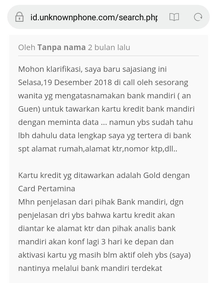 "BAHAYA" No Telepon Penipuan +6221 30009526 02130009526 Telkom Harus Bertindak