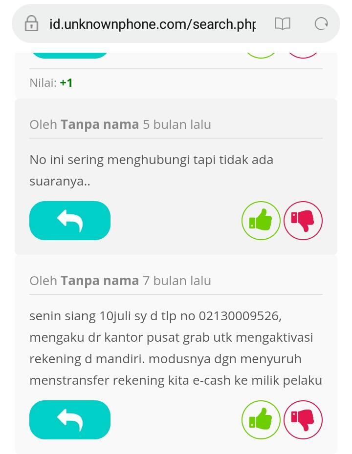 "BAHAYA" No Telepon Penipuan +6221 30009526 02130009526 Telkom Harus Bertindak