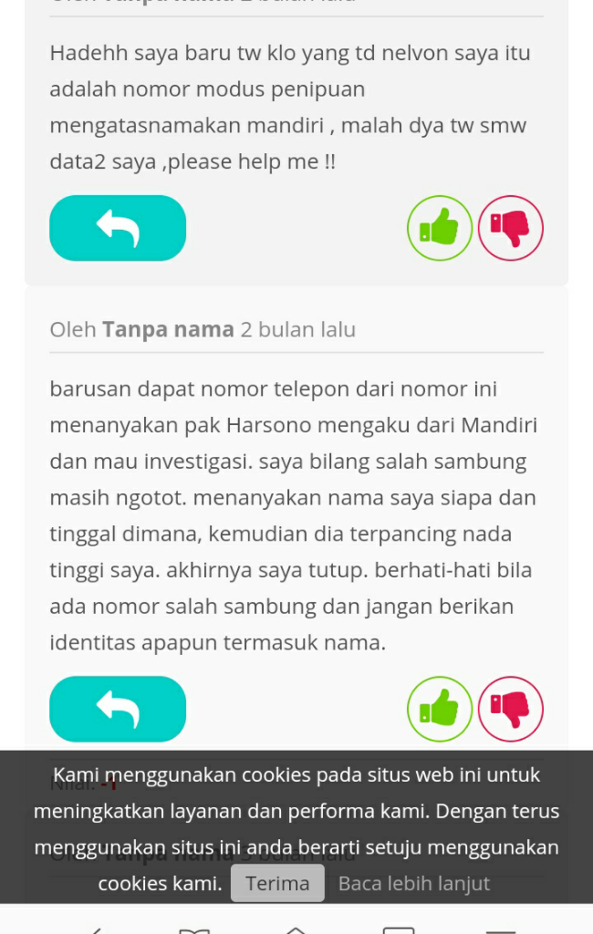 "BAHAYA" No Telepon Penipuan +6221 30009526 02130009526 Telkom Harus Bertindak