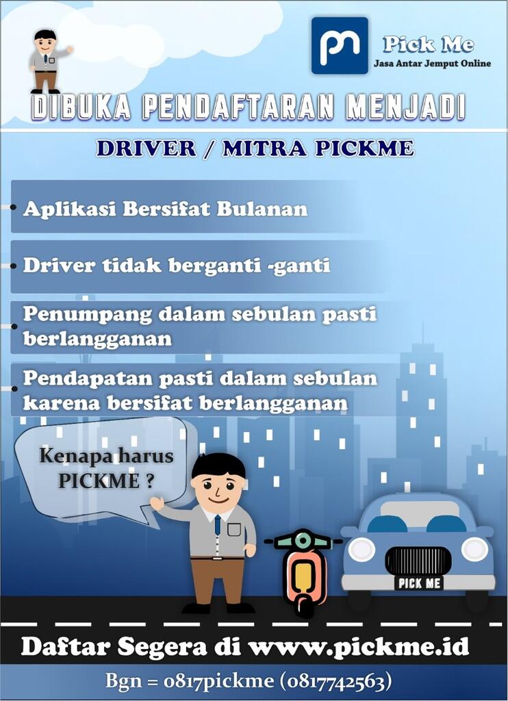 Dibuka Pendaftaran Driver Online