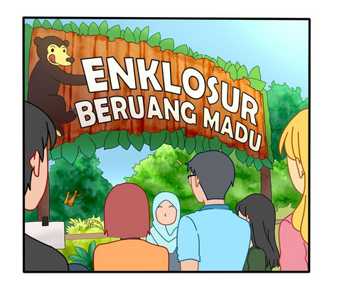 Jalan-Jalan Lihat Beruang Madu di KWPLH Balikpapan yuk!