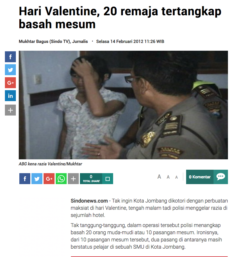 Keliling CFD, Komunitas Peduli Hijab Tolak Perayaan Valentine