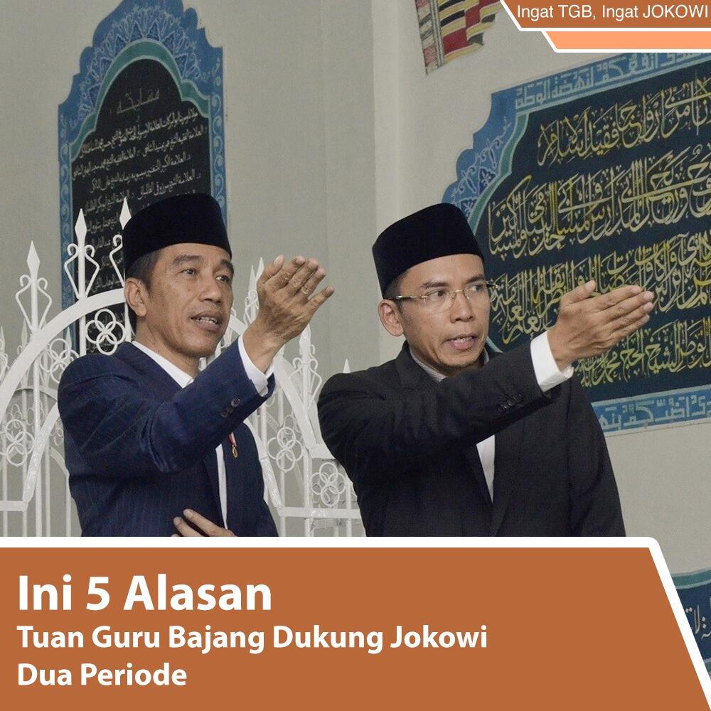 TGB: Rekam Jejak Keislaman Jokowi Jelas
