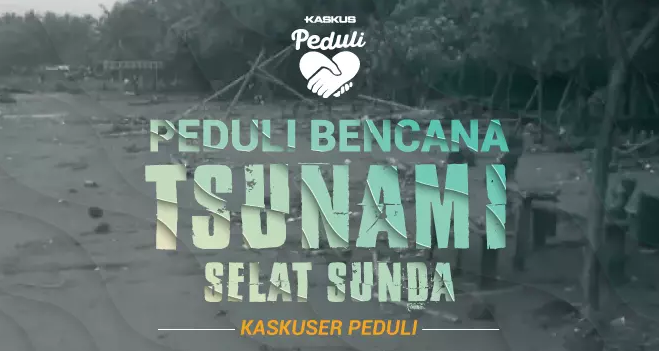 Penyerahan Donasi KASKUS Peduli Tsunami Selat Sunda