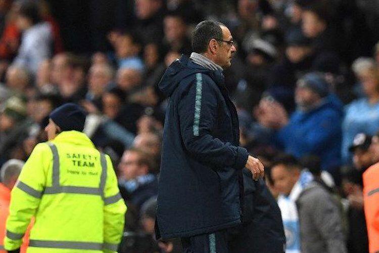 Chelsea Kalah 0-6 dari Man City, Maurizio Sarri Pasrah