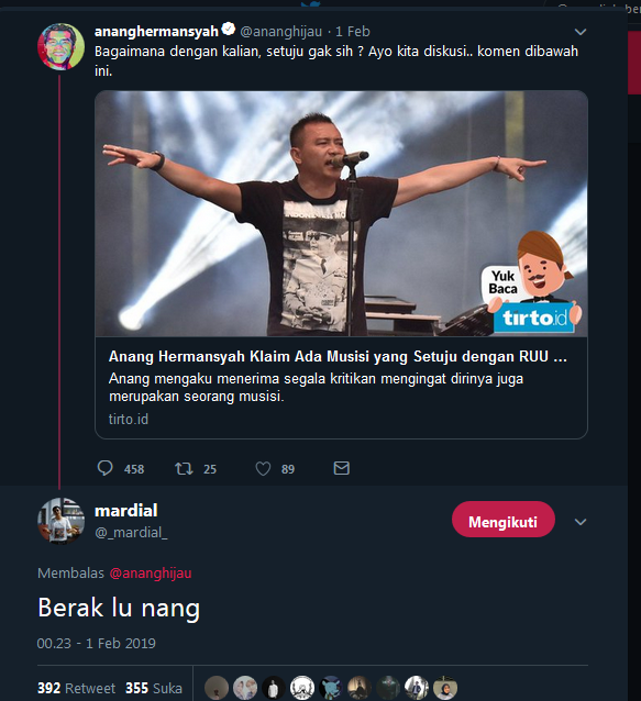  RUU Permusikan untuk siapa? 