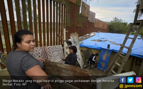 Ambisi Donald Trump dan Nestapa Warga Meksiko di Pinggir Tembok