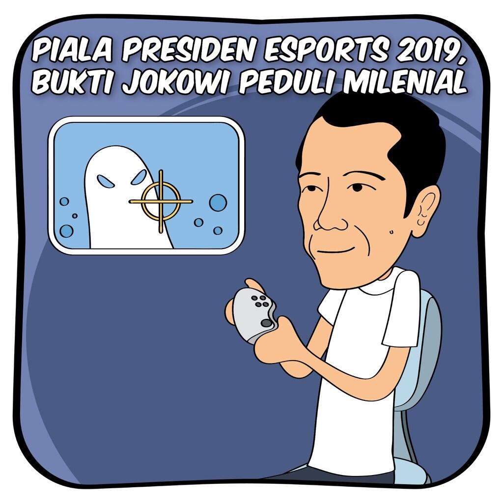 Piala Presiden Esports 2019, Bukti Jokowi Peduli Milenial