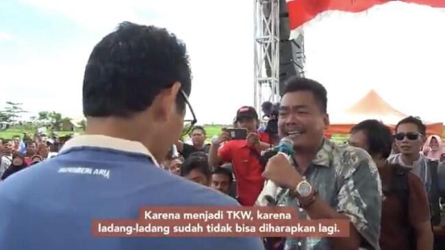 Petani Bawang yang Curhat ke Sandi Disebut Komisioner KPU, Ini Penjelasannya

