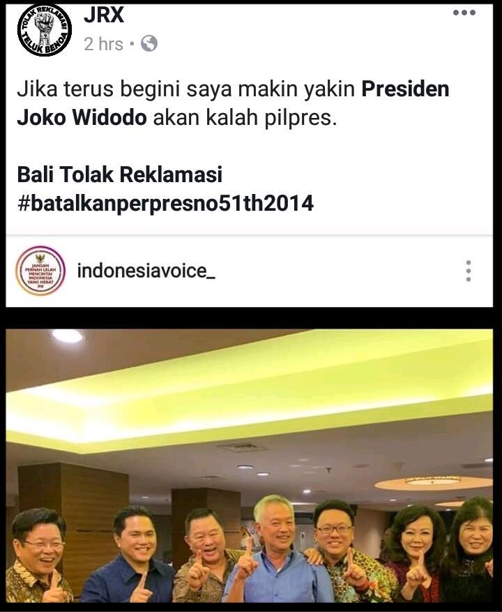 Foto Ini Bikin Jerinx Yakin Banget Jokowi Bakal Kalah