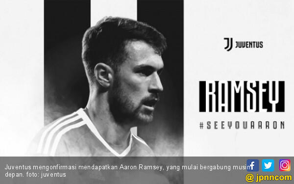 Aaron Ramsey Resmi Gabung Juventus, Gajinya Wow!